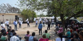 VISITA LA CANDIDATA ROXANA GÒMEZ EL EJIDO SANTA APOLONIA