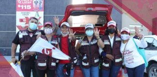 Responden a favor de Marco Gallegos durante la Brigada de Impacto en la colonia Longoria