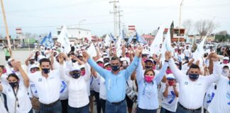 Familias de la zona sur de Reynosa,siguen reiterándole su respaldo a la candidata Roxana Gòmez