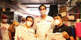 Ofrecen reynosenses visible apoyo multitudinario a Carlos Peña Ortiz