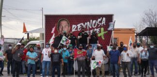 Continua sin descanso Gustavo Rico recorriendo el distrito