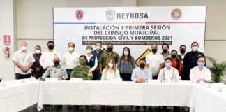Preside Alcaldesa Consejo Municipal de Protección Civil y Bomberos
