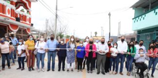 Inauguró Alcaldesa pavimentación esperada por 20 años en La Joya