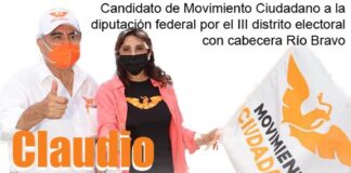 AGRADECE CLAUDIO MEDINA SALAZAR CANDIDATO A LA DIPUTACION FEDERAL POR EL III DISTRITO A QUIENES CREYERON EN SU PROYECTO POLITICO