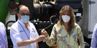 Entrega Alcaldesa Unidad Vactor a la COMAPA de Reynosa