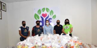 DIF Reynosa entrega canasta básica a la agrupación Núcleo Solidario de Discapacitados