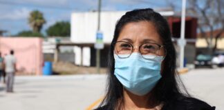 Resaltan colonos utilidad de pavimentación hidráulica en la colonia Sierra De la Garza