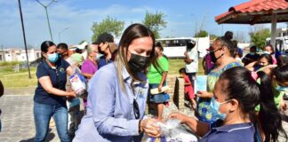 DIF Reynosa atendió a las familias de las Colonias Pirámides y Misión Santa Fe