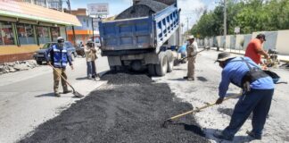 Mejora Gobierno de Reynosa vialidades de 6 colonias