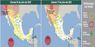 Anuncia Protección Civil posibilidad de lluvias y altas temperaturas