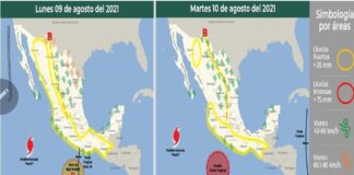 Monitorean centros climáticos baja presión en Océano Atlántico