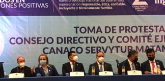 Asiste como invitado especial Tomás Gloria a las tomas de Protesta de la CANACO en Matamoros y Río Bravo