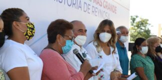 Inauguran colonos otra de las 473 nuevas pavimentaciones en Reynosa