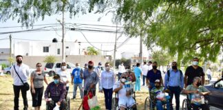 “DIF Reynosa en tu Casa” visitó a las familias de las Colonias Fuentes Sección Lomas y Fundadores