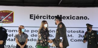 Participó Alcaldesa Maki Ortiz en toma de protesta de mando militar