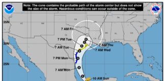 Anuncia PCyB lluvias intensas por Tormenta Tropical Nicholas