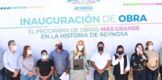 El programa de obras más grande beneficia a otras 6 colonias de Reynosa