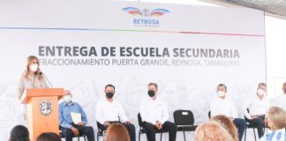 Inauguró Maki Ortiz Secundaria construída por el Gobierno Municipal