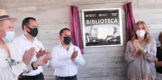 Alcaldesa y Subdelegado de SEDATU inauguran Biblioteca