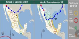 Arribará a la región frente frío número 1 con posibilidad de lluvias