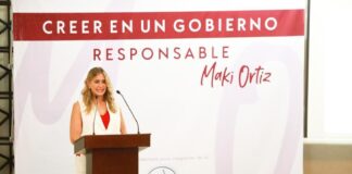 Miguel Alemán recibe con muestras de agradecimiento a Maki Ortiz