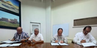 Firman convenio UAT y COMAPA