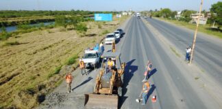 Gobierno de Rìo Bravo, reacondiciona tramo de importante vía de acceso vehicular, la calle Guanajuato