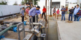 Realiza alcalde Carlos Víctor Peña Ortiz recorrido de supervisión de obras.