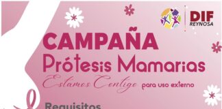 DIF Reynosa realiza campaña de Prótesis Mamarias
