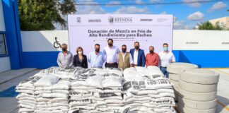 Recibe Gobierno Municipal donación de asfalto para bacheo