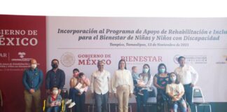Apoya Gobierno de México a 454 niñas y niños  de Tamaulipas con terapias de rehabilitación