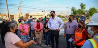 Continúa la transformación de Reynosa, Presidente Municipal Carlos Peña Ortiz, verifica obras en proceso.