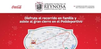 Llega Desfile Navideño 2021 a Reynosa, este 10 de diciembre iluminarán las avenidas de Reynosa.