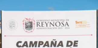 Da banderazo a segunda semana de Vacunación para Maestros Alcalde de Reynosa.