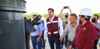 Lleva a cabo el Presidente Municipal Carlos Peña Ortiz, supervisión a la planta potabilizadora Pastor Lozano.