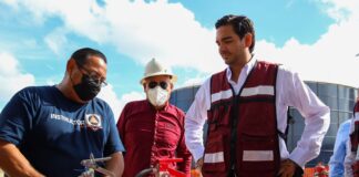 Capacitan a personal de COMAPA en uso de extintores