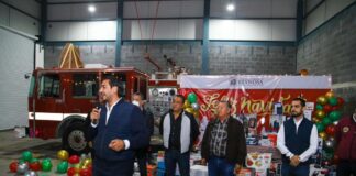 Celebra Presidente Municipal Carlos Peña Ortiz, a los héroes anónimos de Protección Civil y Bomberos.
