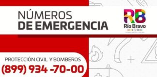 GOBIERNO DE RÌO BRAVO,INFORMA DE LOS NUMEROS DE EMERGENCIA, PARA CUALQUIER EVENTUALIDAD