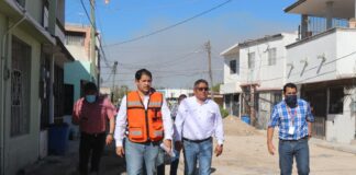 Avanzan trabajos de rehabilitación de red de drenaje sanitario, obras que traerán mejores condiciones para los reynosenses.
