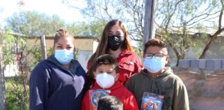 Lleva DIF Reynosa apoyos a familias ante bajas temperaturas