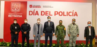 Rinde Carlos Peña Ortiz homenaje a fuerzas de seguridad en el Día del Policía