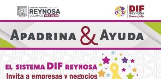 Invita DIF Reynosa a apadrinar a niños con cáncer