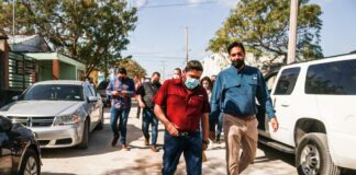 Realiza Presidente Municipal Carlos Peña Ortiz, supervisión de obra en la colonia Narciso Mendoza.