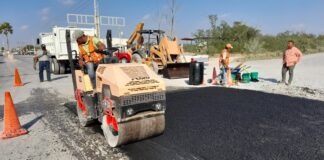 GOBIERNO DE RÍO BRAVO, AVANZA EN BACHEO PARA NUEVO PROGRESO