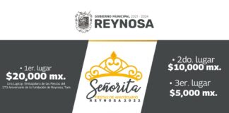Continua registro para, Señorita Fiestas de Aniversario Reynosa 2022.