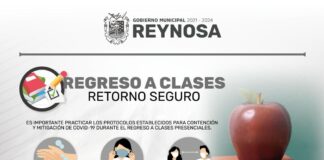 Importante respetar medidas sanitarias ante regreso a clases presenciales