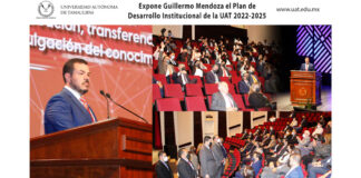 Expone Guillermo Mendoza el Plan de Desarrollo Institucional de la UAT 2022-2025
