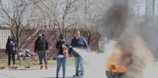 Dentro del marco del Día Internacional de la Protección Civil, continúan capacitación de primeros auxilios.