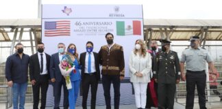 Conmemoran Alcaldes de Reynosa e Hidalgo Abrazo Binacional 2022