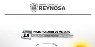 El domingo 13 de marzo inicia el Horario de Verano para la frontera norte del país.